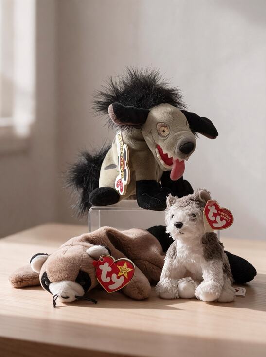 Disney Other - VTG Y2K Disney Mouseketoys Ed Hyena Lion King Ty Beanie Baby Ringo Slush Clip